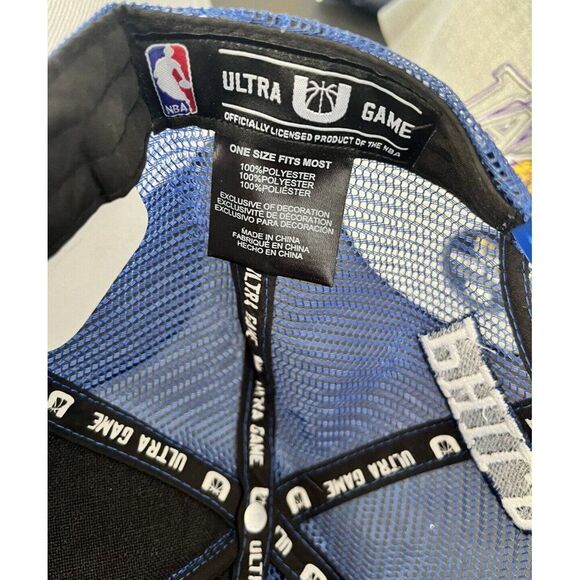 Phill76ers Truckers Hat Blue Adjustable Cap Ultra Game NBA New NBA Philadelphia - Picture 3 of 8